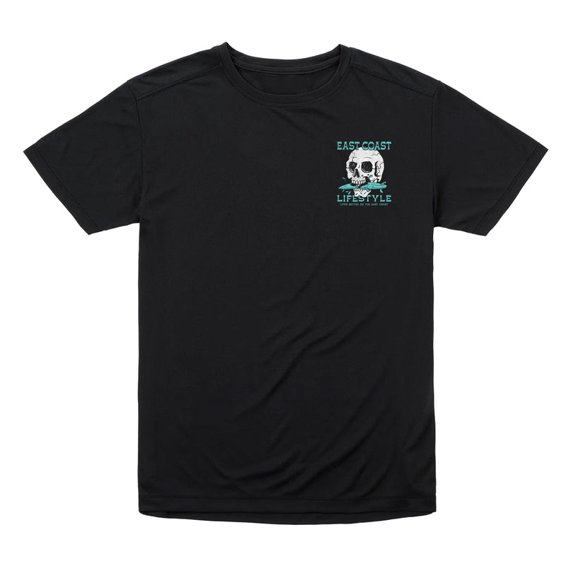 Surfboard Skeleton Athletic Tee