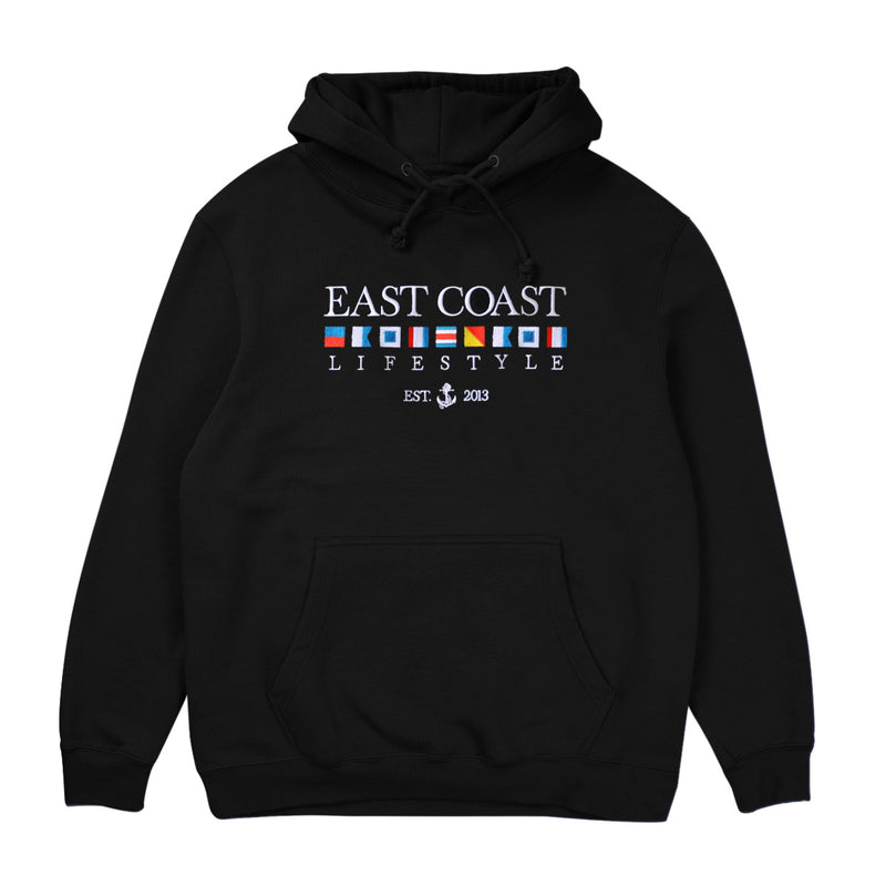 Boat Flag Embroidered Hoodie