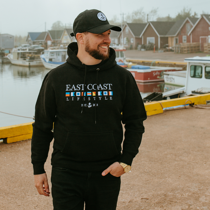 Boat Flag Embroidered Hoodie