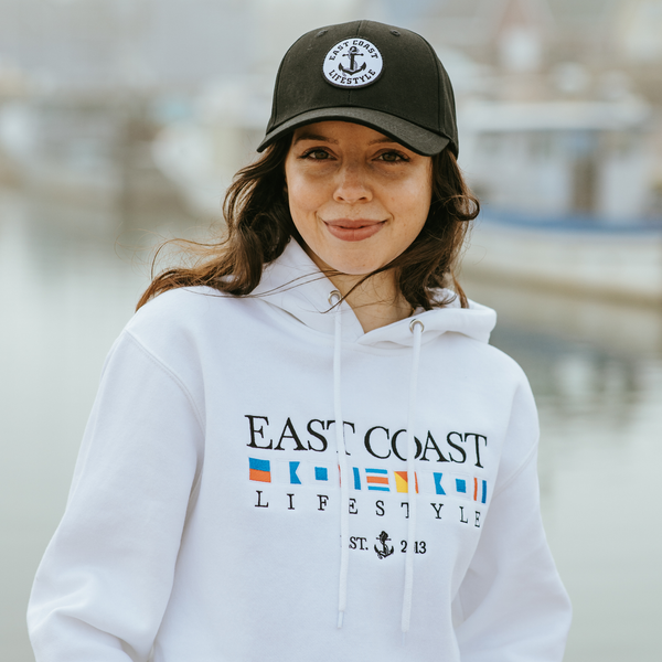 Boat Flag Embroidered Hoodie