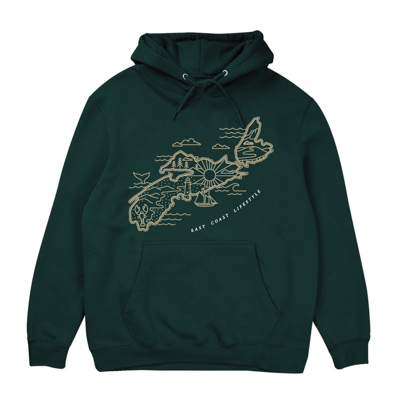 Nova Scotia Coast Hoodie (Small Only)